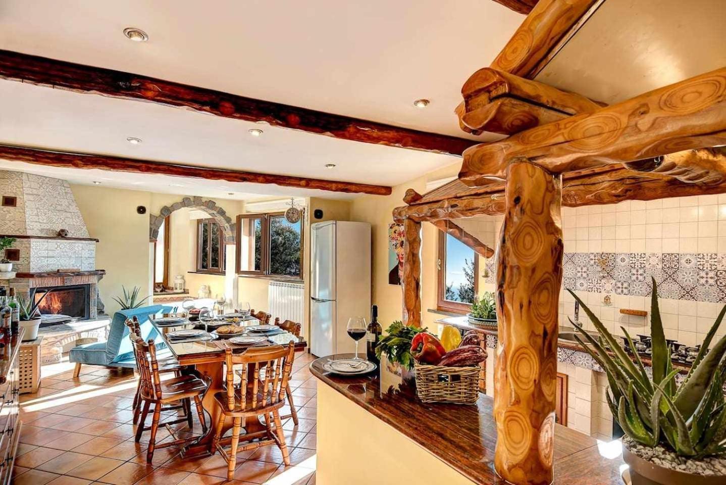 Villa Islamorada Pool And Sea View Massa Lubrense Ngoại thất bức ảnh