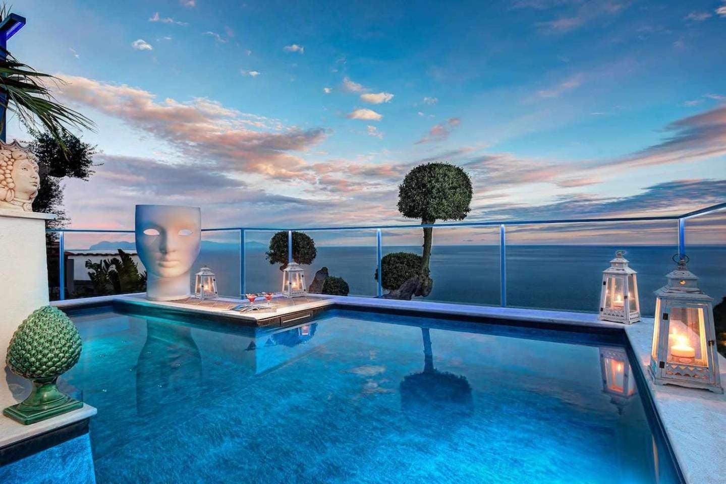 Villa Islamorada Pool And Sea View Massa Lubrense Ngoại thất bức ảnh