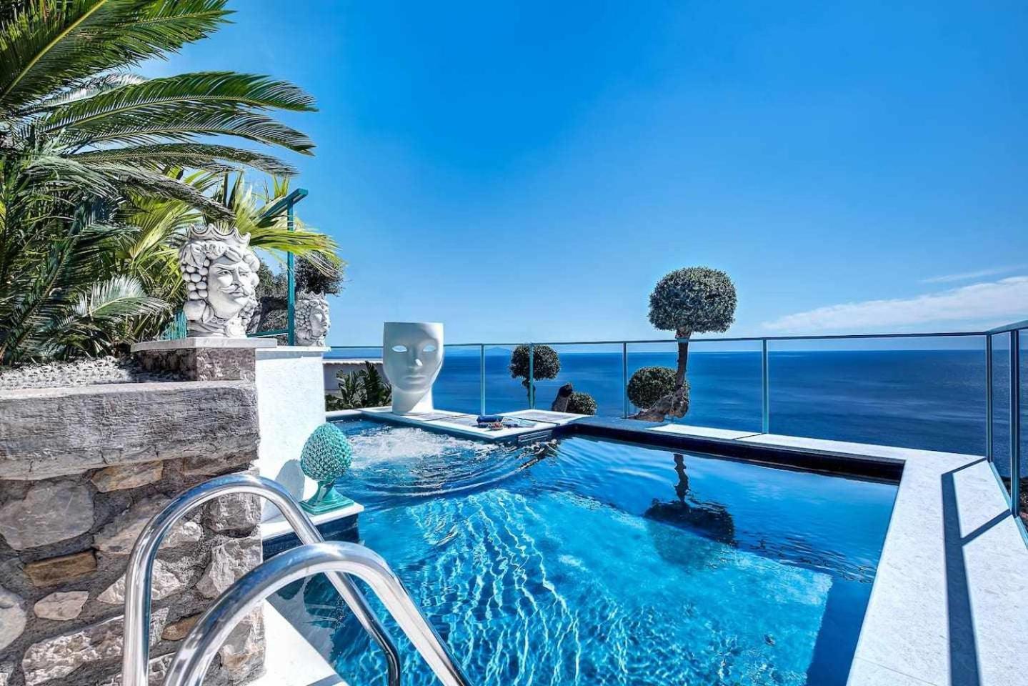 Villa Islamorada Pool And Sea View Massa Lubrense Ngoại thất bức ảnh